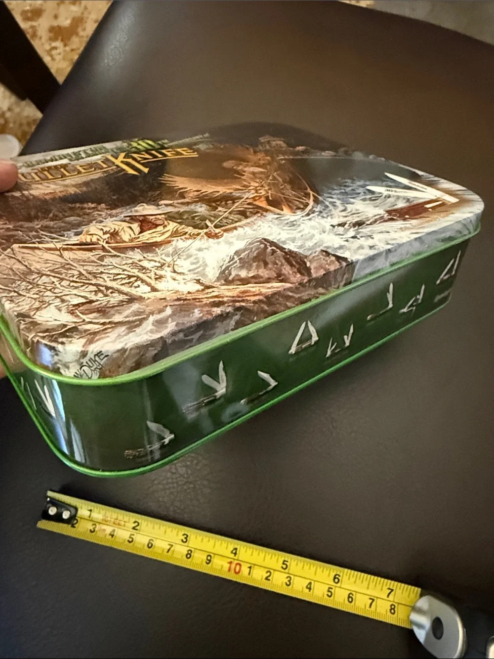 Remington The Bullet Knife 30th Anniversary Decorative Tin -Brown 2012  R1123set
